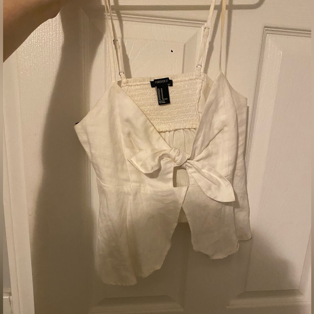 white tie blouse